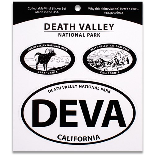Death Valley NP Triple Decal Shop Americas National Parks
